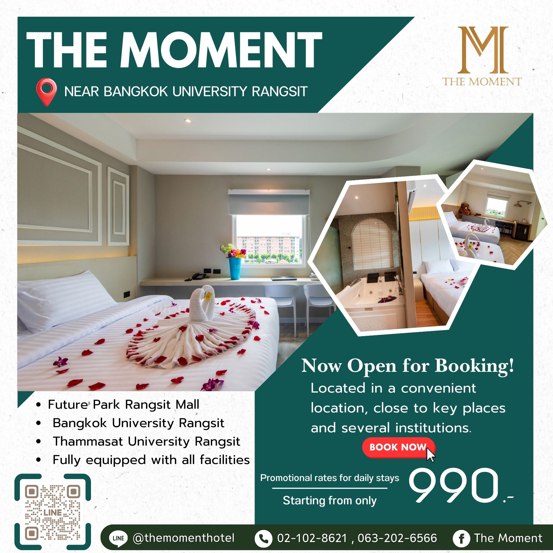 รองรับทุกไลฟ์สไตล์การเรียนของนักศึกษามหาวิทยาลัยกรุงเทพ ที่พักthemoment